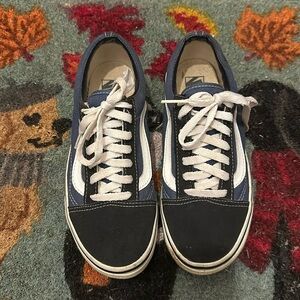 Vans Old Skool Sneakers Suede Canvas Navy White